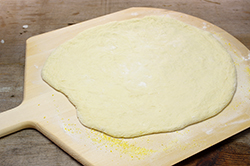 Dough on Peel